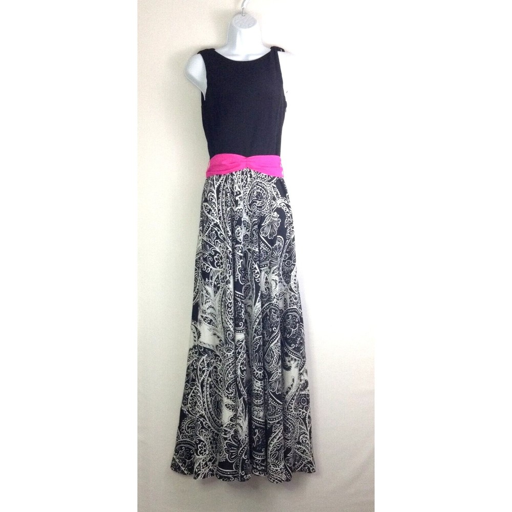 Eliza J Maxi Dress Size 4 Polyester - Top Spandex / Skirt Chiffon